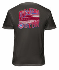 Bayern Munich 1863FC Duo-Tone Stadium Soft Wash T-Shirt Heather Gray