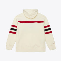 Philadelphia 76ers Hardwood Classics 76 Originals Collection Head Coach Hoodie Cream - Mitchell & Ness