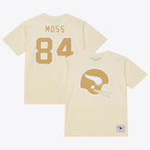 Randy Moss Minnesota Vikings Sandman Name & Number T-Shirt - Cream T-shirts