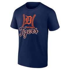Tarik Skubal Detroit Tigers Fastball Player Name & Number T-Shirt - Navy T-shirts