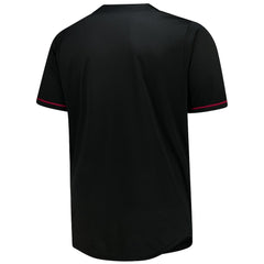 Cleveland Cavaliers Big & Tall Pop Full-Button Jersey Black - Fanatics