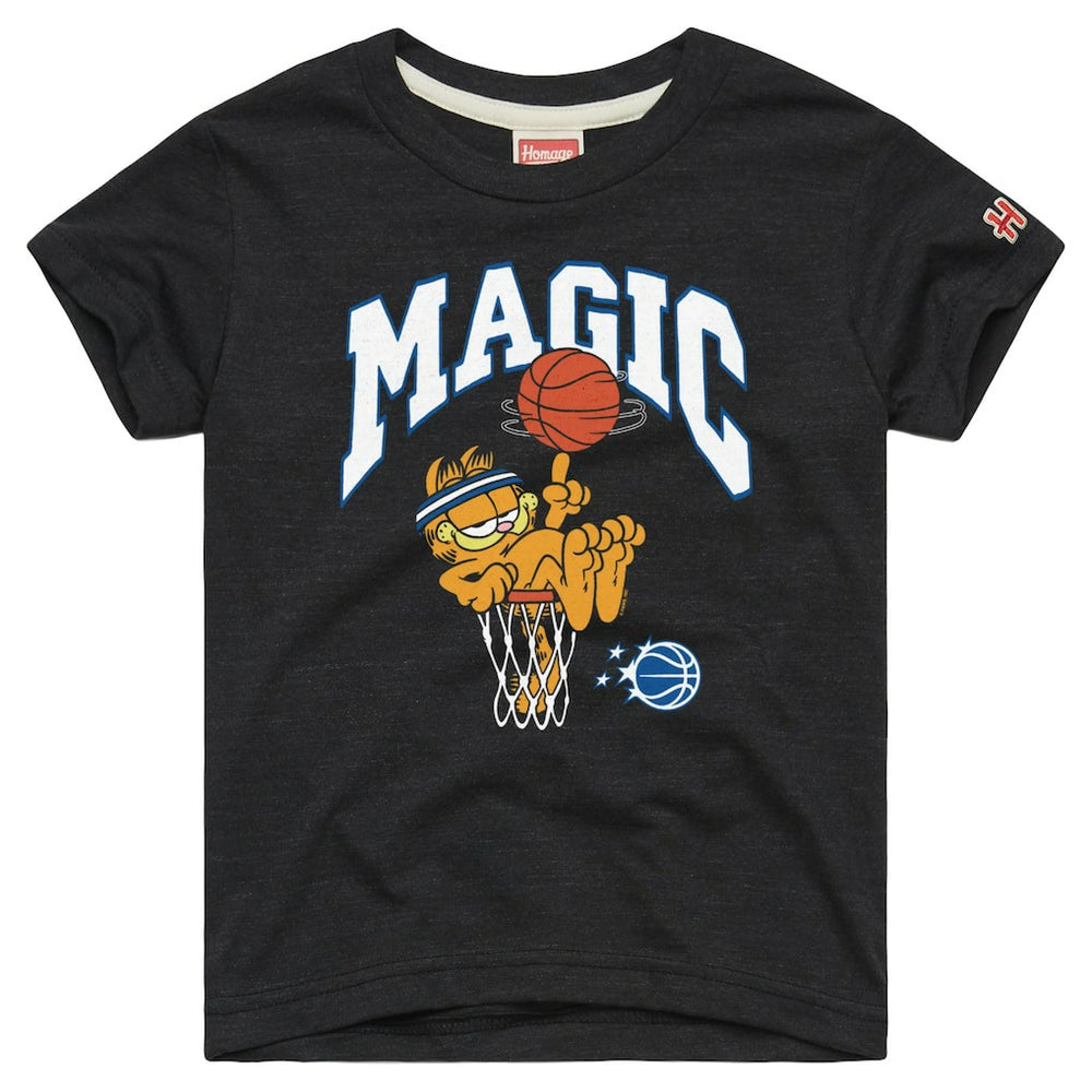 Orlando Magic Garfield x Homage Youth Tri-Blend T-Shirt Charcoal outlet