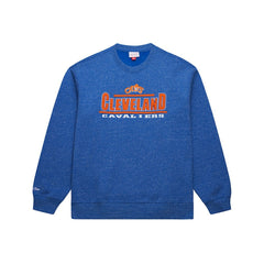 Cleveland Cavaliers Throw It Back Fleece Sweatshirt Royal - Mitchell & Ness