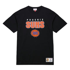 Phoenix Suns Hardwood Classics Throw It Back Premium T-Shirt Black - Mitchell & Ness
