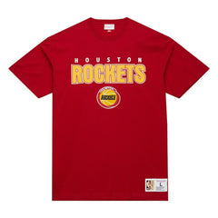 Houston Rockets Hardwood Classics Throw It Back Premium T-Shirt Red - Mitchell & Ness