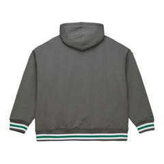 Milwaukee Bucks Throw It Back Quilted Fleece Quarter-Zip Hoodie Gray - Mitchell & Ness