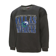 Dallas Mavericks NBA Downtown Collection Fleece Sweatshirt Black - Mitchell & Ness