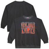 New York Knicks NBA Downtown Collection Fleece Sweatshirt Black - Mitchell & Ness