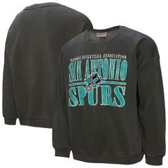 San Antonio Spurs NBA Downtown Collection Fleece Sweatshirt Black - Mitchell & Ness