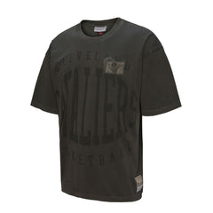 Cleveland Cavaliers Downtown Collection Premium T-Shirt Black - Mitchell & Ness