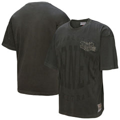 Charlotte Hornets Downtown Collection Premium T-Shirt Black - Mitchell & Ness