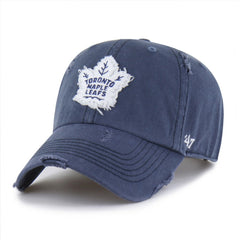 Toronto Maple Leafs '47 Weathered Clean Up Adjustable Hat - Navy | US 203536503