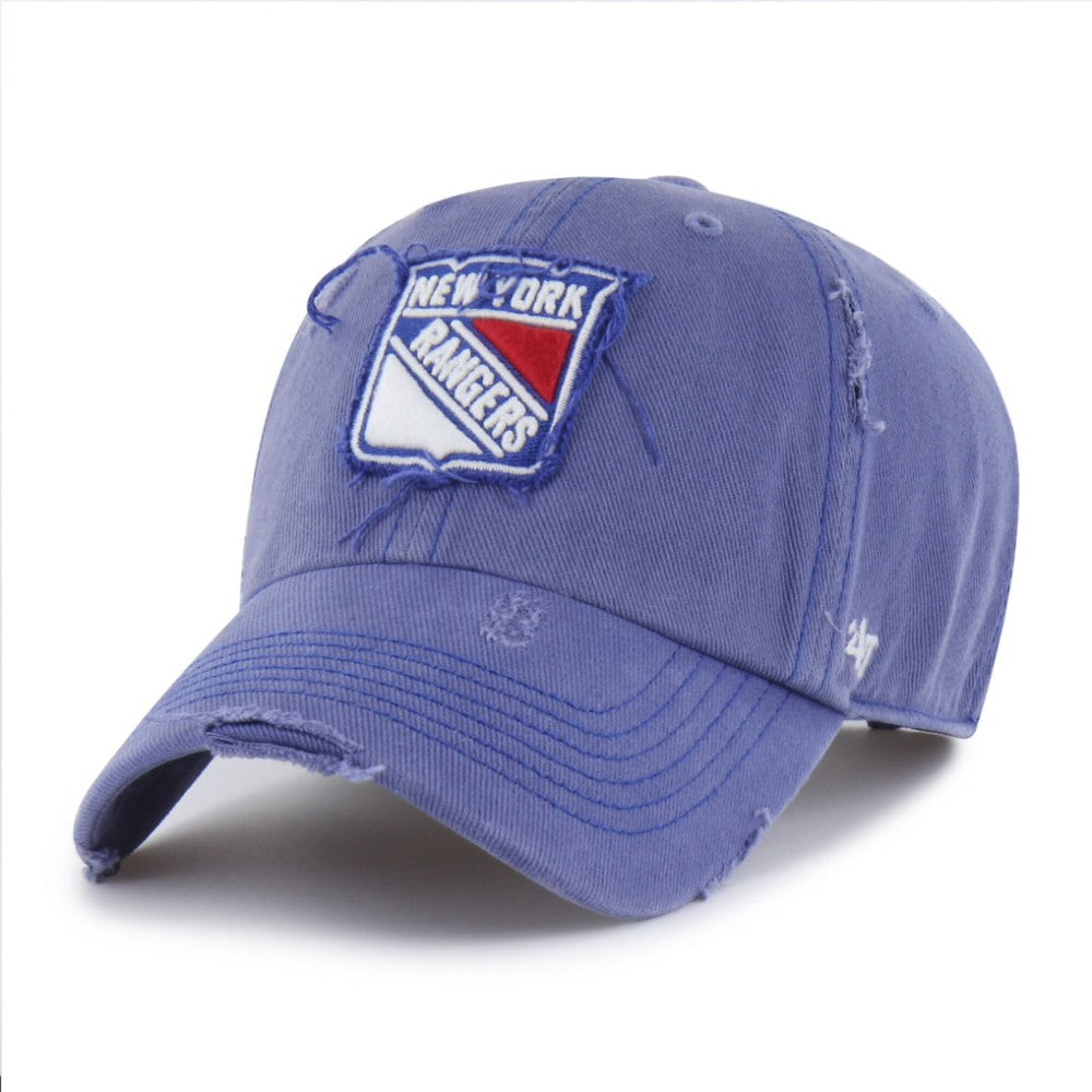 New York Rangers '47 Weathered Clean Up Adjustable Hat - Blue | US 203536506