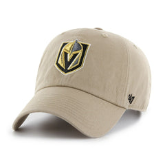 Vegas Golden Knights '47 Logo Clean Up Adjustable Hat - Khaki | US 203536520
