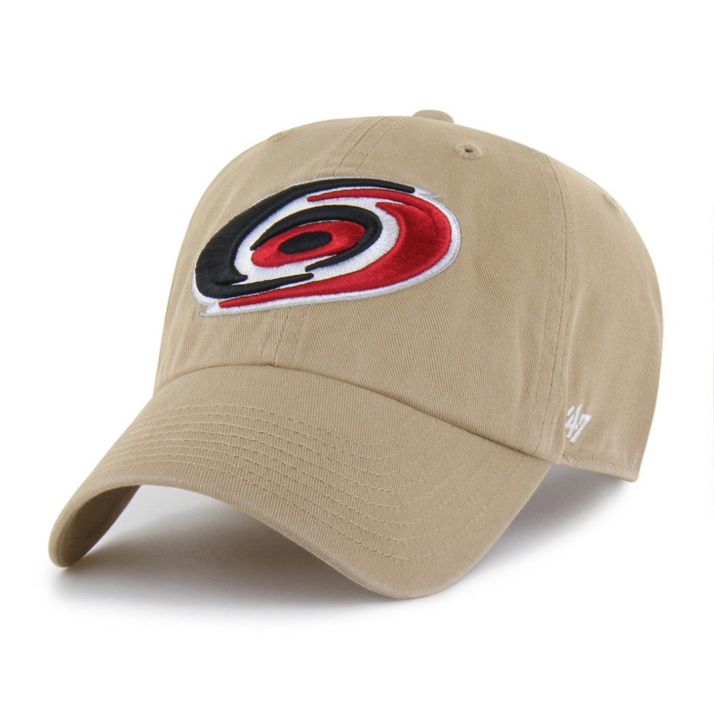Carolina Hurricanes '47 Logo Clean Up Adjustable Hat - Khaki | US 203536521