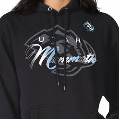 Utah Mammoth G-III 4Her by Carl Banks Shadow Logo Fleece Pullover Hoodie - Black | US 203538747