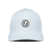 Tampa Bay Lightning Levelwear Rise Slate & Snow Structured Flex Hat - White | US 203538995