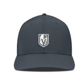 Vegas Golden Knights Levelwear Rise Slate & Snow Structured Flex Hat - Charcoal | US 203538997