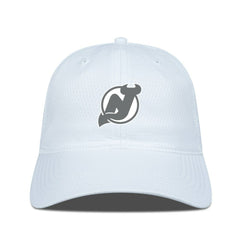 New Jersey Devils Levelwear Matrix Slate & Snow Unstructured Adjustable Hat - White | US 203539063