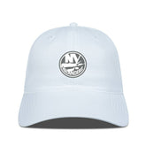 New York Islanders Levelwear Matrix Slate & Snow Unstructured Adjustable Hat - White | US 203539064