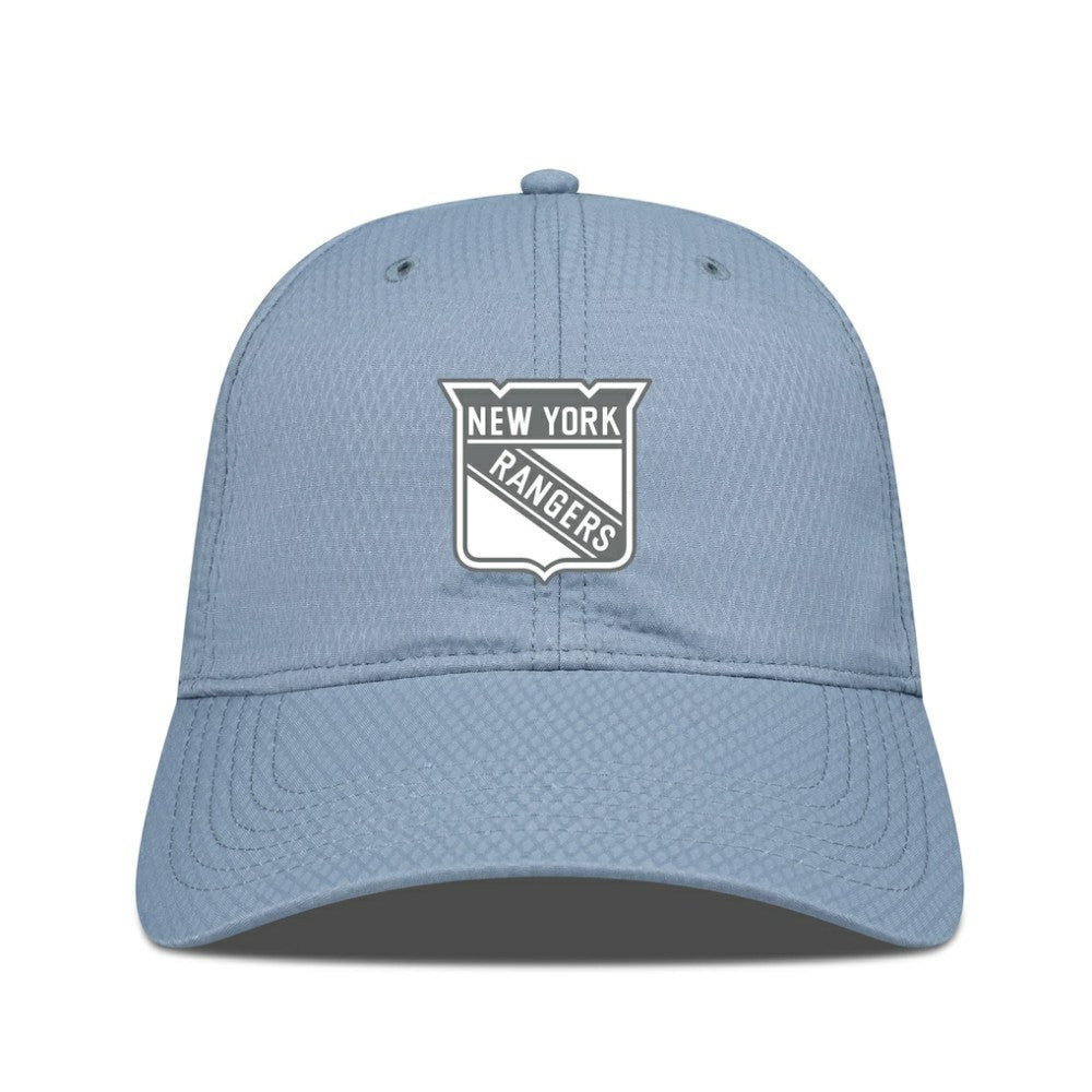 New York Rangers Levelwear Matrix Slate & Snow Unstructured Adjustable Hat - Blue | US 203539067