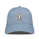 Tampa Bay Lightning Levelwear Matrix Slate & Snow Unstructured Adjustable Hat - Blue | US 203539080