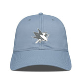 San Jose Sharks Levelwear Matrix Slate & Snow Unstructured Adjustable Hat - Blue | US 203539085