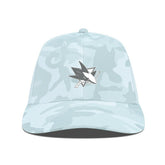 San Jose Sharks Levelwear Clash Slate & Snow Meshback Flex Hat - Camo | US 203539106