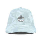 Vancouver Canucks Levelwear Clash Slate & Snow Meshback Flex Hat - Camo | US 203539112
