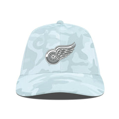 Detroit Red Wings Levelwear Clash Slate & Snow Meshback Flex Hat - Camo | US 203539119