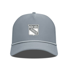 New York Rangers Levelwear Gordon Slate & Snow Rope Adjustable Hat - Gray | US 203539136