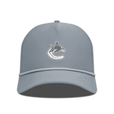 Vancouver Canucks Levelwear Gordon Slate & Snow Rope Adjustable Hat - Gray | US 203539148