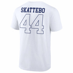 Cam Skattebo New York Giants Tonal Player Name & Number T-Shirt - White T-shirts