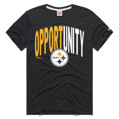 Pittsburgh Steelers Homage Unisex 2025 Inspire Change Opportunity Tri-Blend T-Shirt - Charcoal T-shirts