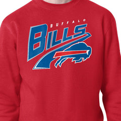 Buffalo Bills Starter Modern Tailsweep Fleece Sweatshirt - Red Sweatshirts