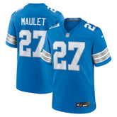 Arthur Maulet Detroit Lions Team Game Jersey - Blue Jerseys