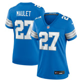 Arthur Maulet Detroit Lions Women's Team Game Jersey - Blue Jerseys