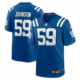 Buddy Johnson Indianapolis Colts Team Game Jersey - Royal Jerseys