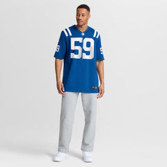 Buddy Johnson Indianapolis Colts Team Game Jersey - Royal Jerseys