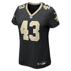 Michael Davis New Orleans Saints Women's Team Game Jersey - Black Jerseys