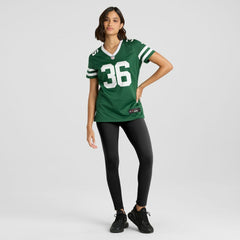 Khalil Herbert New York Jets Women's Team Game Jersey - Legacy Green Jerseys