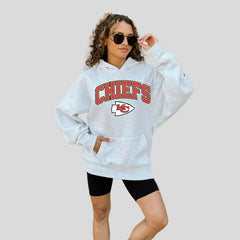 Kansas City Chiefs Gameday Couture Women's Fan Edition Premium Weight Hoodie - Ash Hoodies