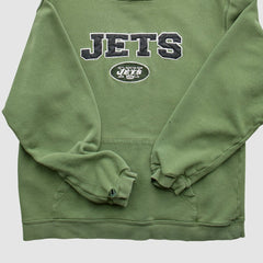 New York Jets Reebok 2000s Pullover Sweatshirt - Green Pullover
