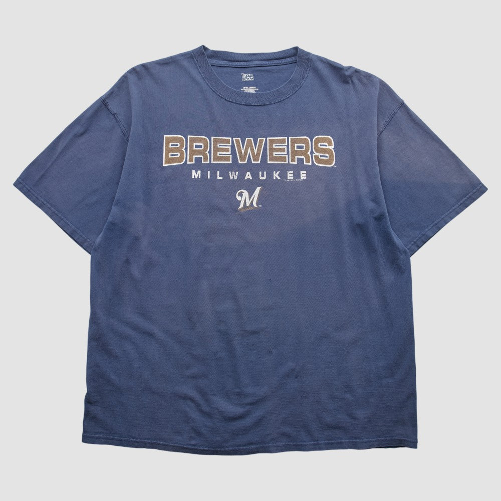 Milwaukee Brewers Lee Apparel 2007 T-Shirt - Navy - 2XVintage T-shirts