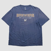 Milwaukee Brewers Lee Apparel 2007 T-Shirt - Navy - 2XVintage T-shirts