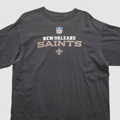 New Orleans Saints 2000s Long Sleeve T-Shirt - Black T-shirts