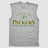 Green Bay Packers Logo Athletic 2000s Tank - Heather Gray Tanks