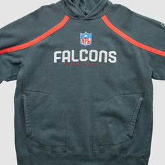 Atlanta Falcons Reebok 2000s Pullover Sweatshirt - Charcoal Pullover