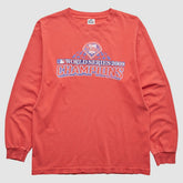 Philadelphia Phillies 2008 Long Sleeve T-Shirt - Red - Vintage T-shirts