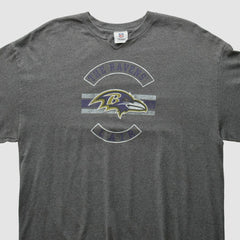 Baltimore Ravens NFL 2010s Long Sleeve T-Shirt - Dark Heather Gray T-shirts
